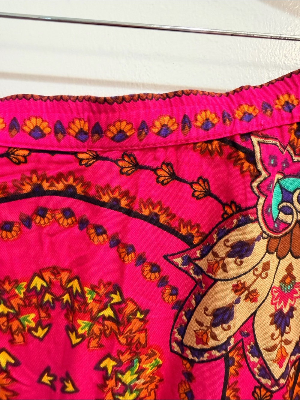 Soft Surroundings Marguerite Maxi Skirt Floral Bora Bora Scarf Print Tall Large - Picture 9 of 14